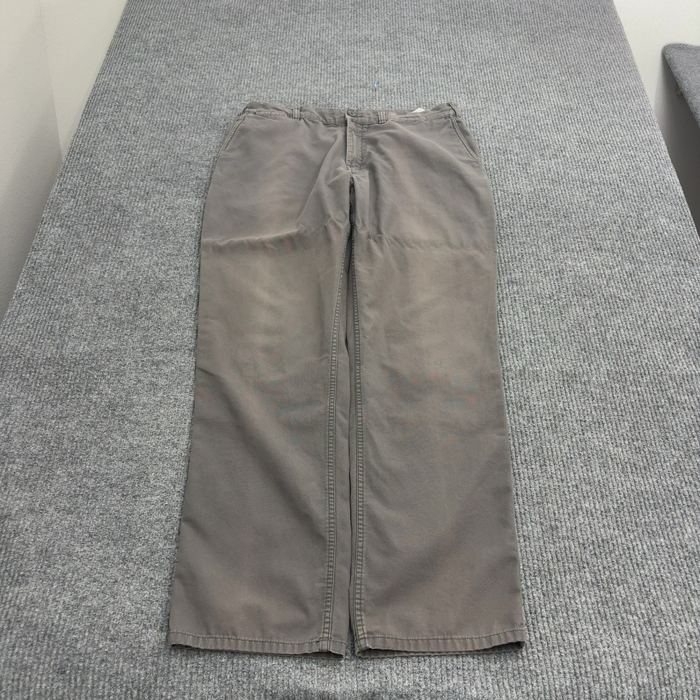 Patagonia Pants Mens 38 Brown Organic Cotton Canvas Chino Workwear Outdoor Style